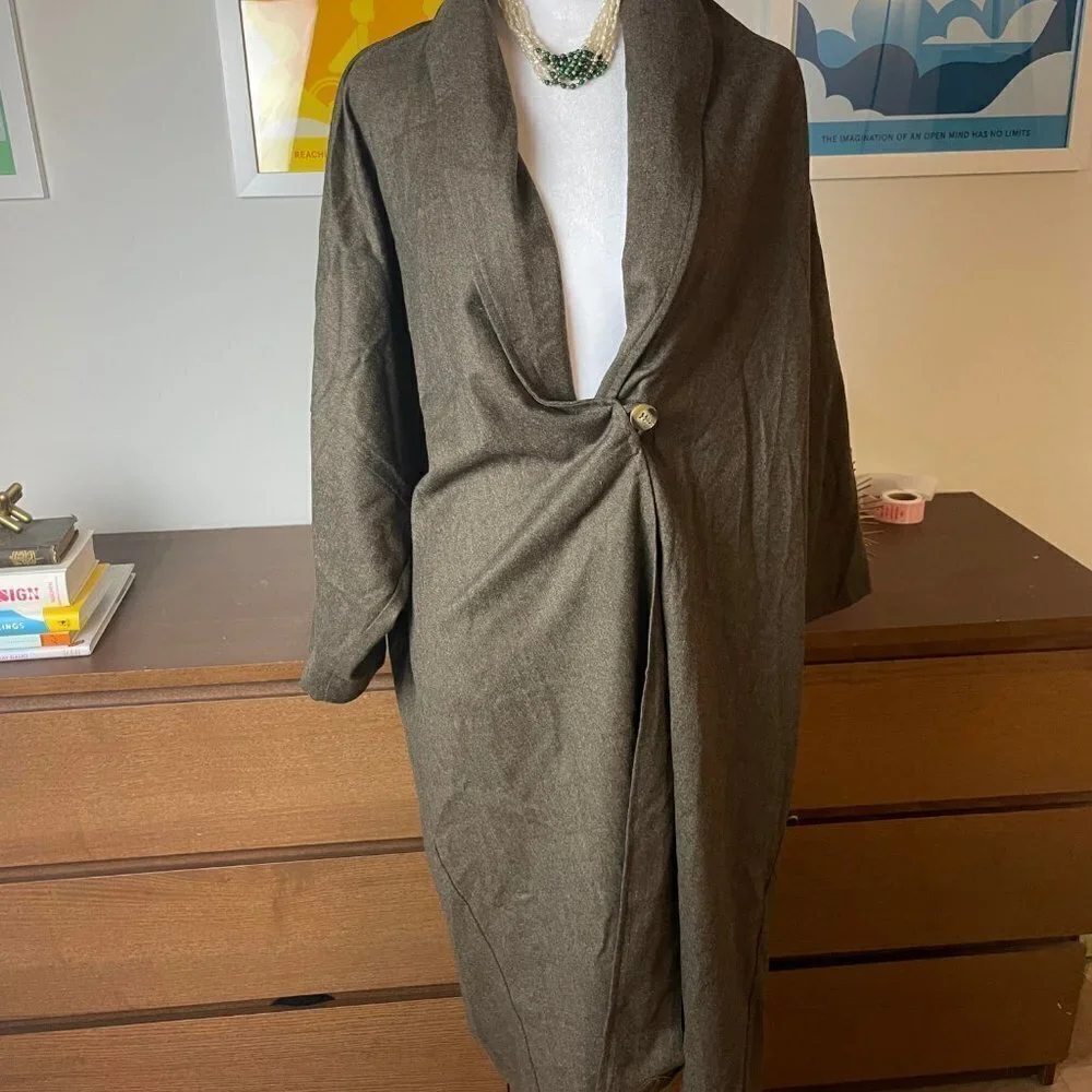 Anthropologie 100% WOOL Coat - Picture 6 of 9